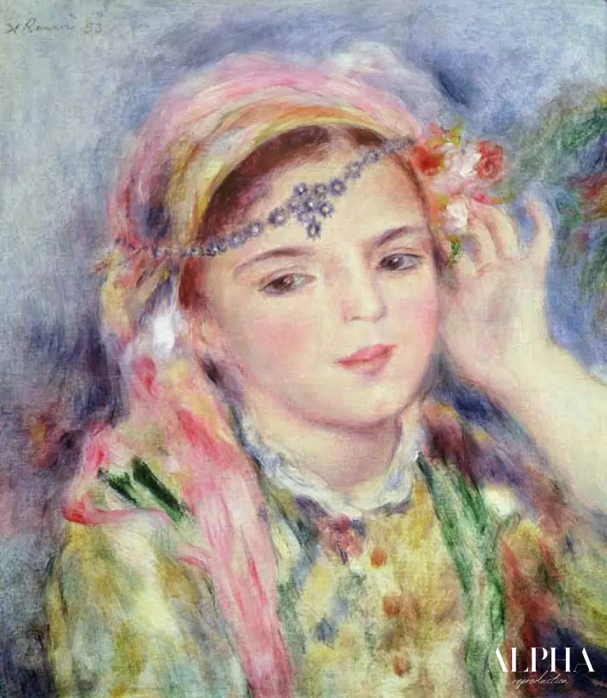 L'Algerienne - Pierre-Auguste Renoir - Reproductions de tableaux et peintures haut de gamme