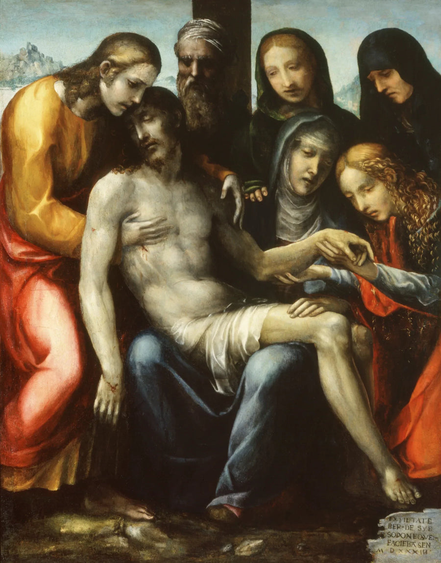 Lamentation av Kristus - Il Sodoma (Giovanni Antonio Bazzi)