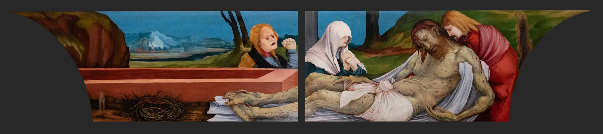 Lamentation - Matthias Grünewald image 1 copie peinte à la main à l’huile