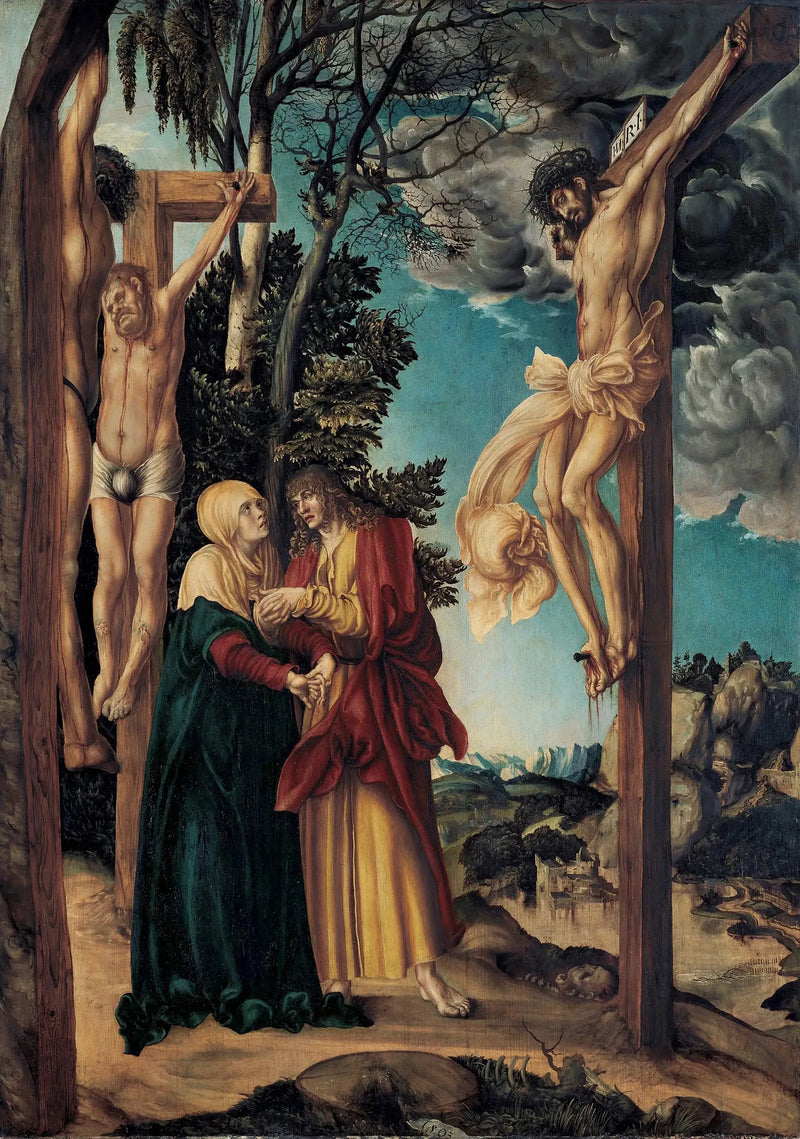 Lamentation under korset - Lucas Cranach den äldre