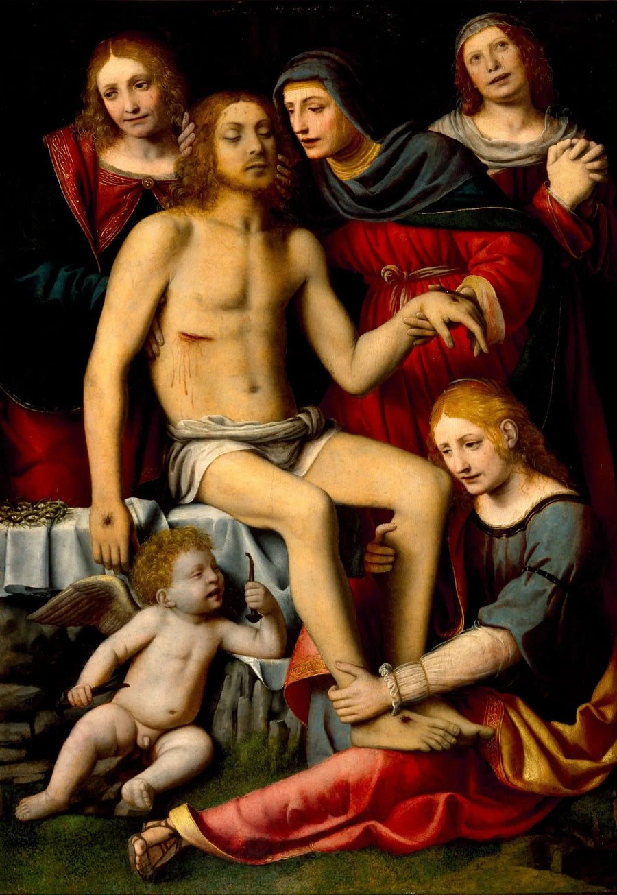Lamentation över den döde Kristus - Bernardino Luini