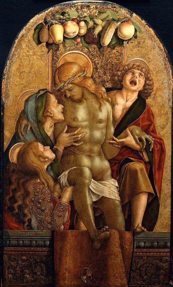 Lamentation över den döde Kristus - Carlo Crivelli