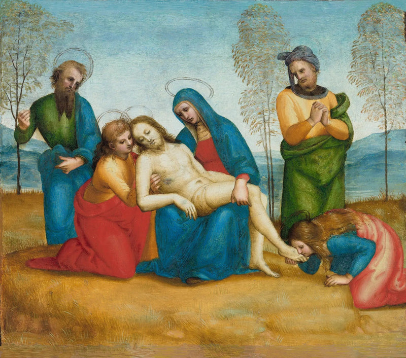 Klagan över den döde Kristus - Raphael Sanzio