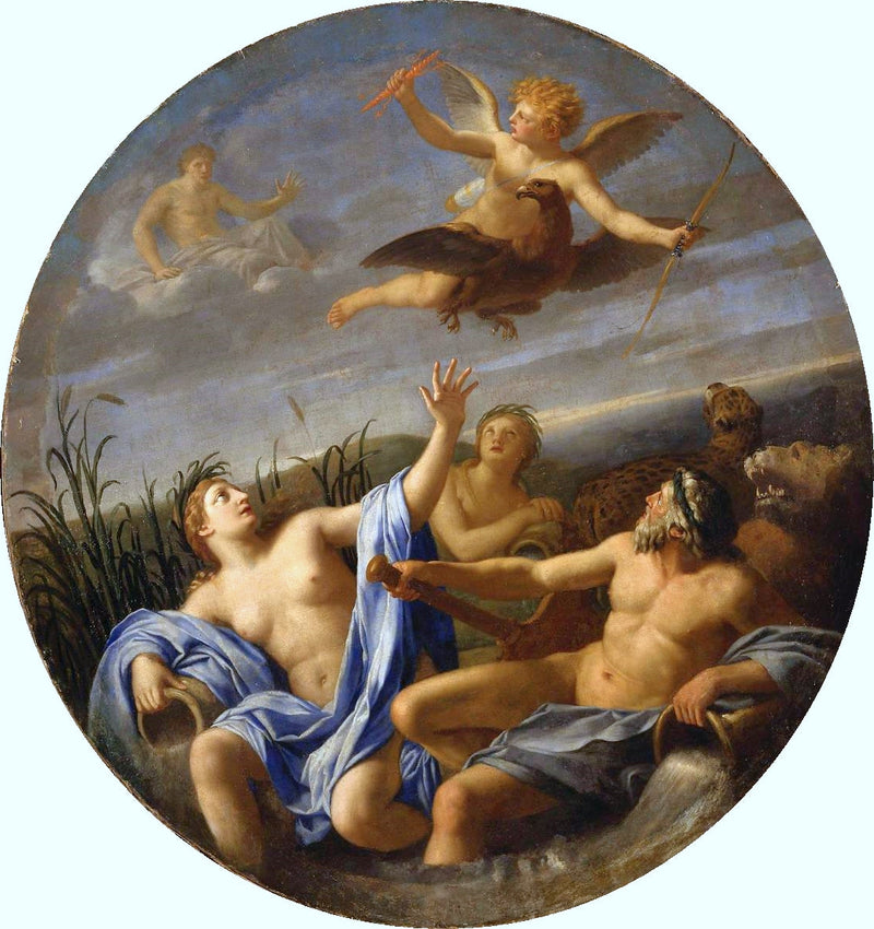 Kärleken stjäl blixten från Jupiter - Eustache Le Sueur