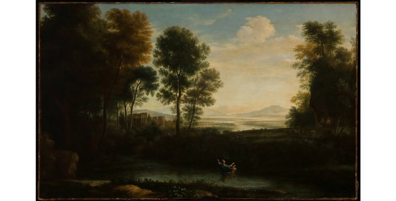 Kärlek och Psyche - Claude Lorrain