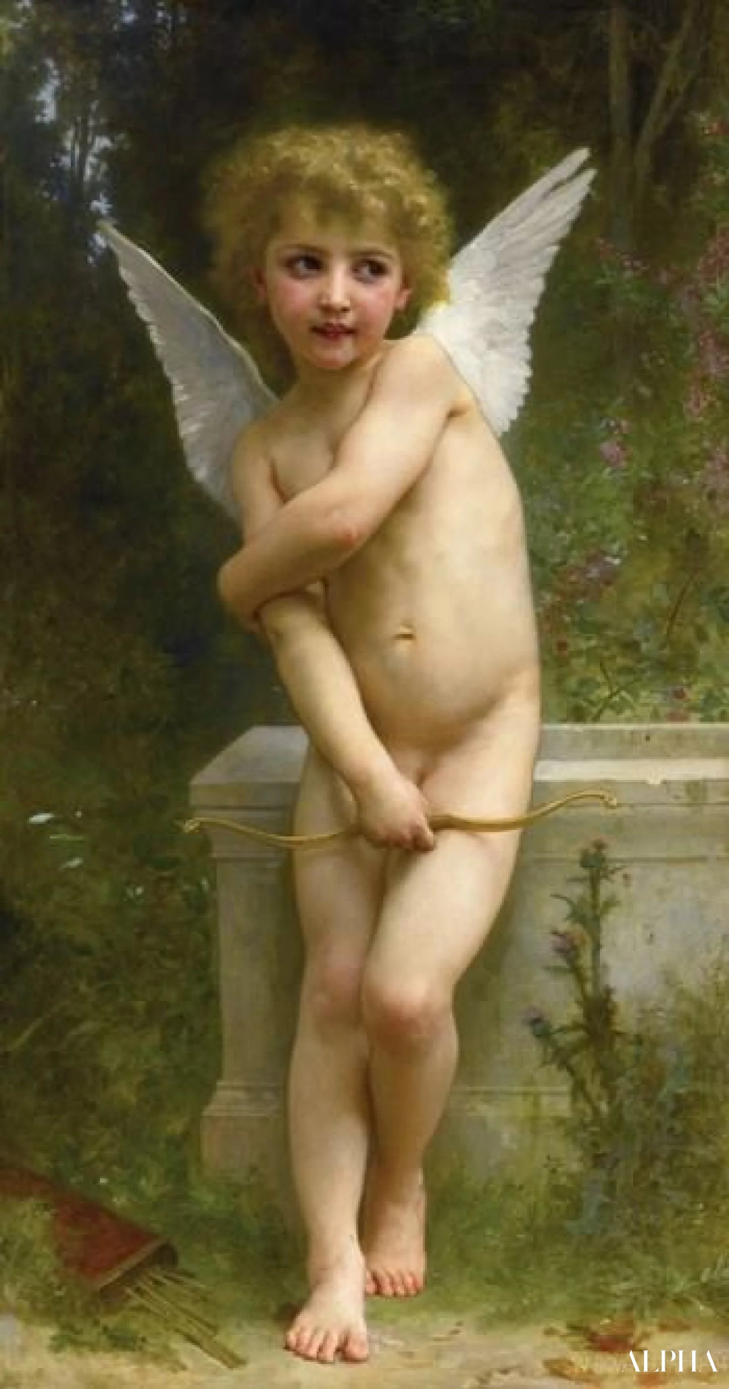 'The Struck Love - William Bouguereau - High-end reproductions of paintings and artworks'