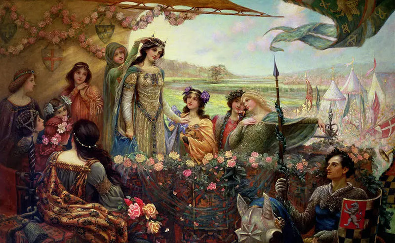 Lancelot och Guinevere - Herbert Draper