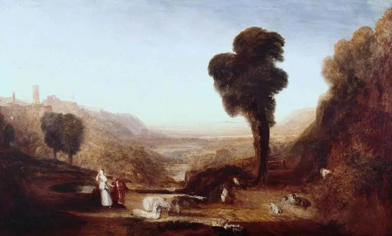 Landskap: Kristus och Samarierkvinnan - J. M. W. Turner