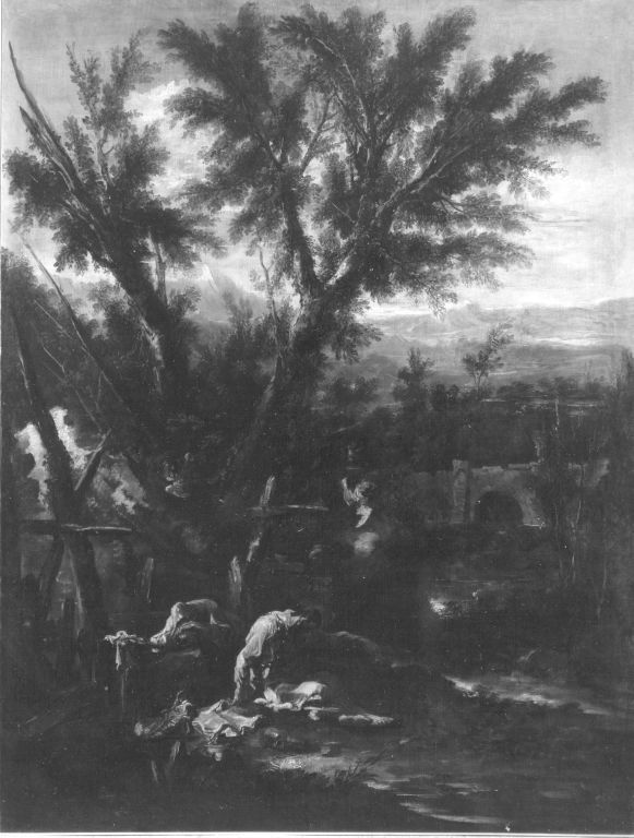 Landschaft mit Mönchen - Alessandro Magnasco