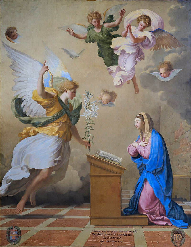 Annunciationen - Eustache Le Sueur