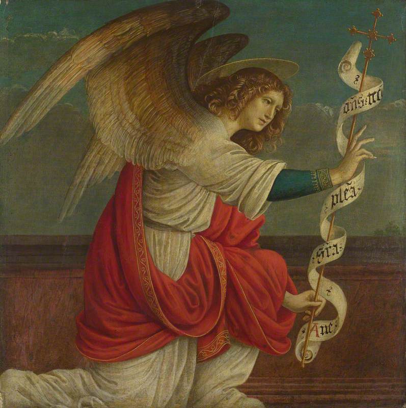 Uppenbarelsen: Ängeln Gabriel - Gaudenzio Ferrari