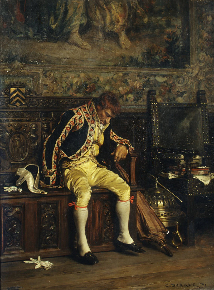 Un laquais endormi - Charles Bargue