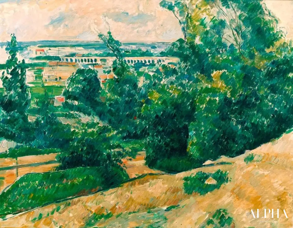 L'Aquedux du canal Verdon - Paul Cézanne - Reproductions de tableaux et peintures haut de gamme