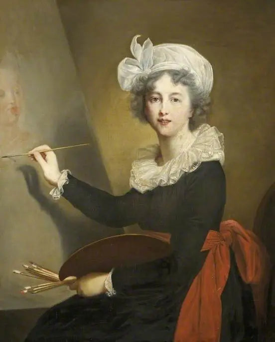 Konstnären i arbete (självporträtt) - Élisabeth Vigée Le Brun