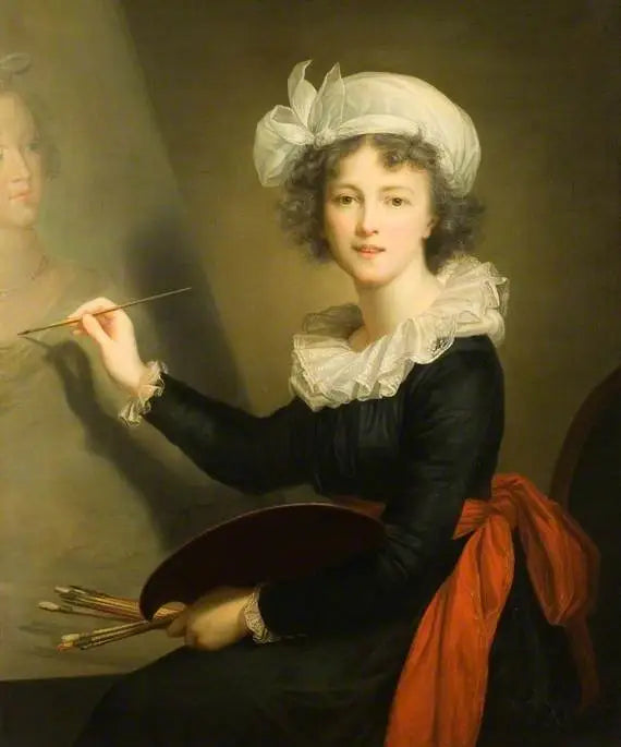 Konstnären vid arbete (självporträtt) - Élisabeth Vigée Le Brun