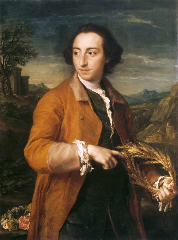 Lascelles Raymond Iremonger (1718/19–1793) med majs- och rosengirlander - Pompeo Batoni