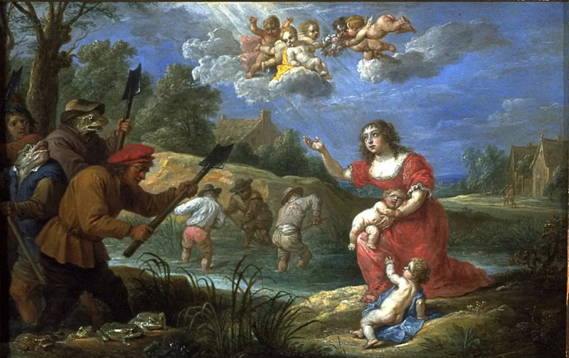 Latone och grodorna - David Teniers den yngre
