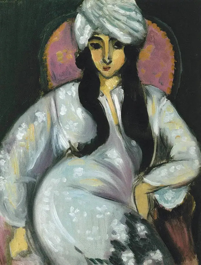 Laurette med vit turban - Henri Matisse