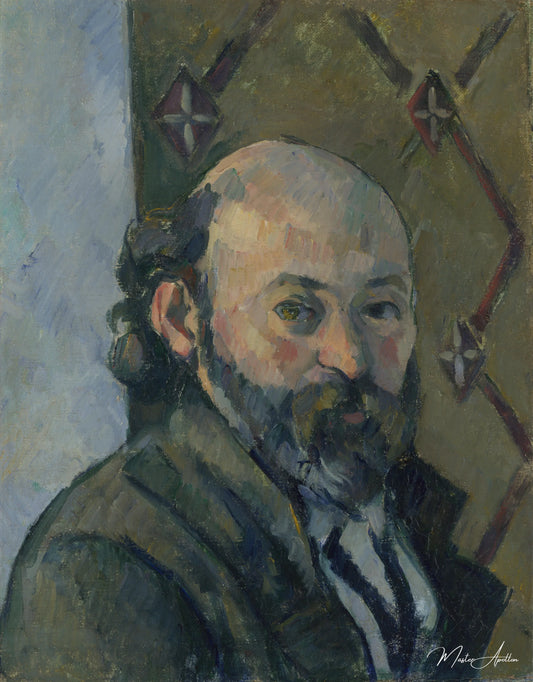 L'autoportrait de Paul Cézanne - Reproductions de tableaux et peintures haut de gamme