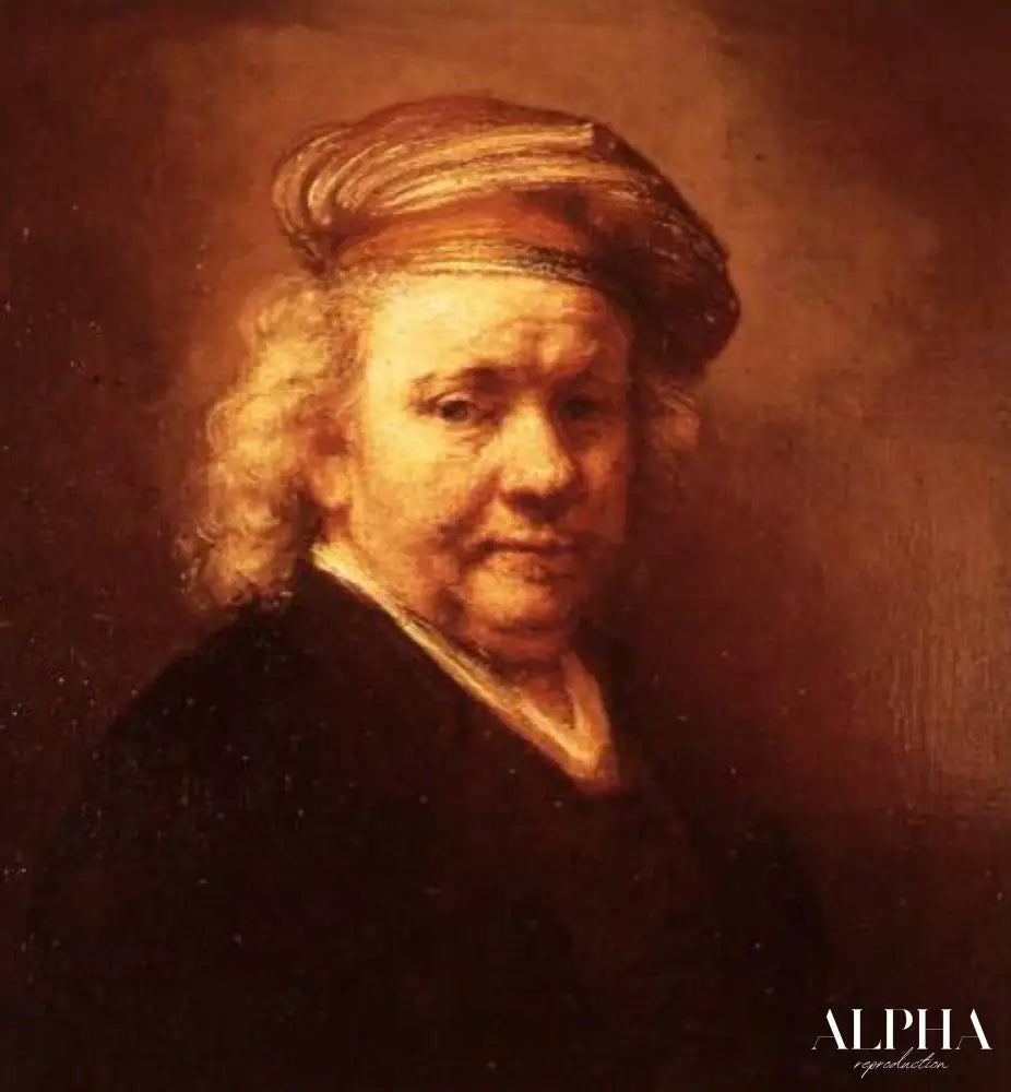 L'autoportrait - Rembrandt van Rijn - Reproductions de tableaux et peintures haut de gamme