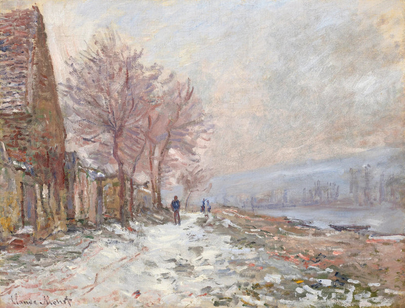 Lavacourt, vintern - Claude Monet
