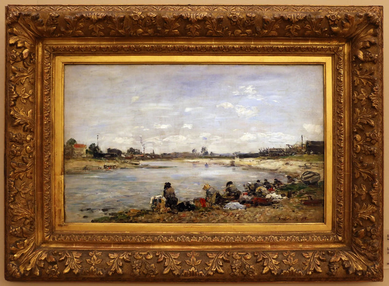 Tvätt - Eugène Boudin