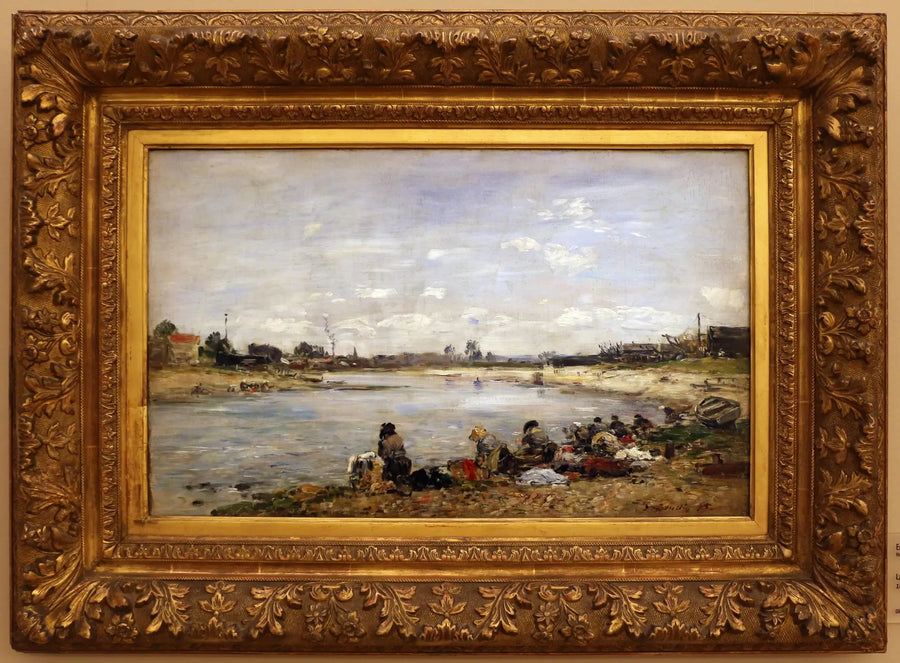 Tvätt - Eugène Boudin