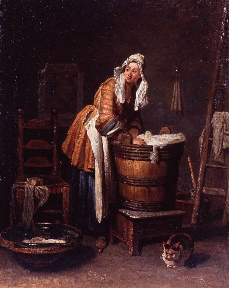 Tvättmaskin - Jean Simeón Chardin
