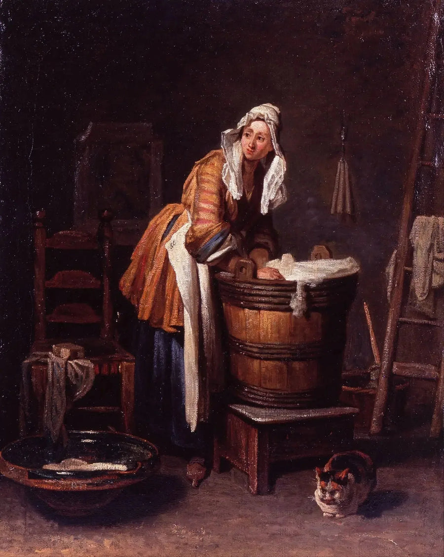 Tvättmaskin - Jean Simeón Chardin
