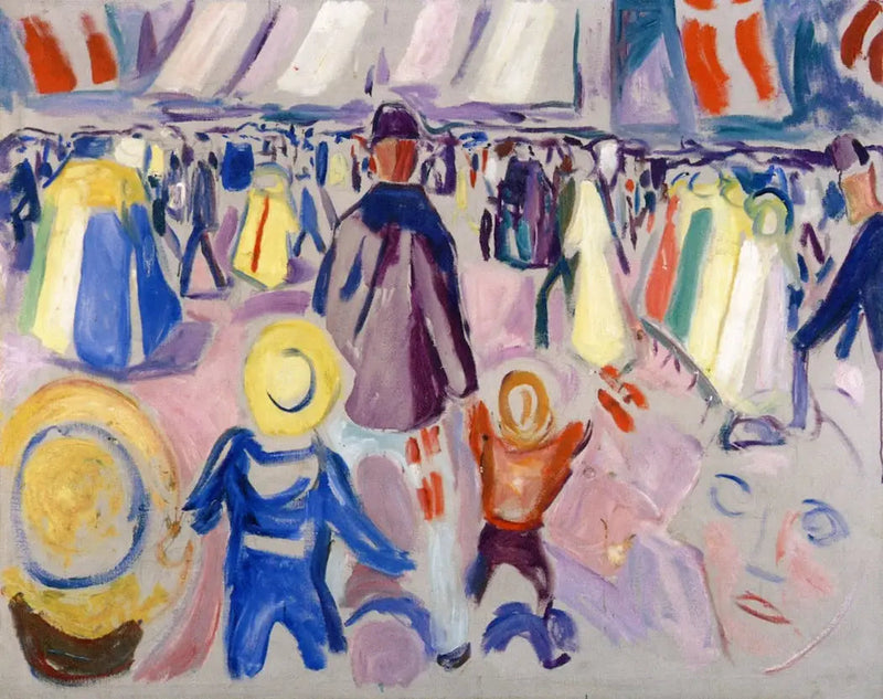 Den 17 maj i en liten norsk stad - Edvard Munch