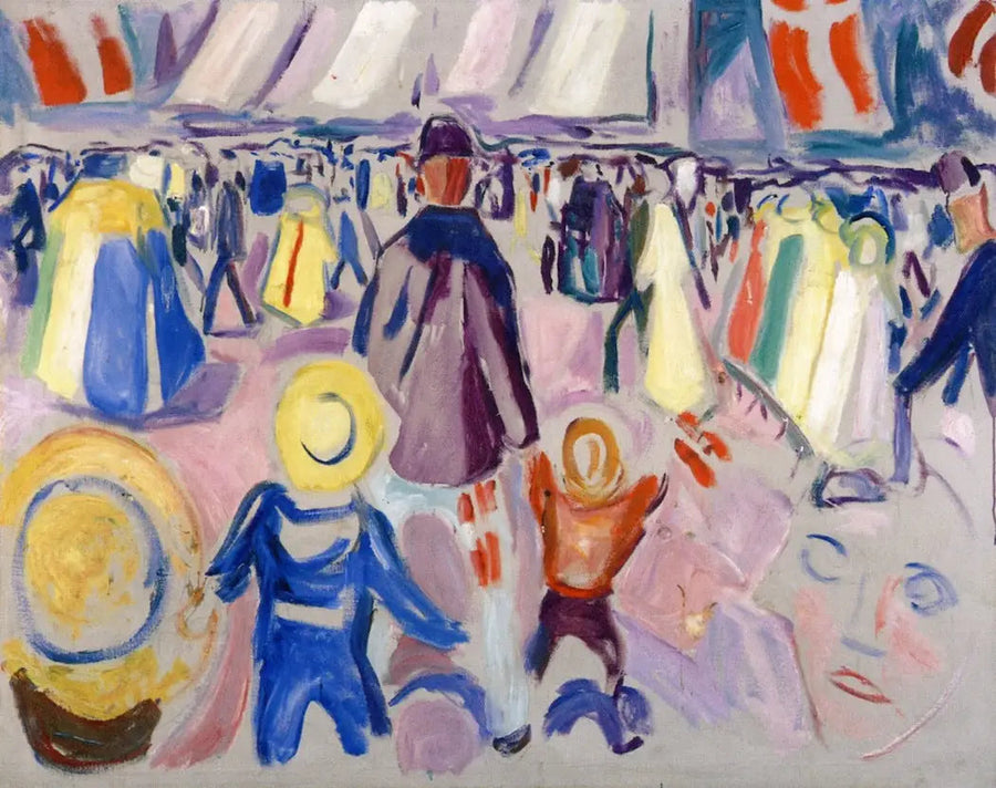 Den 17 maj i en liten norsk stad - Edvard Munch