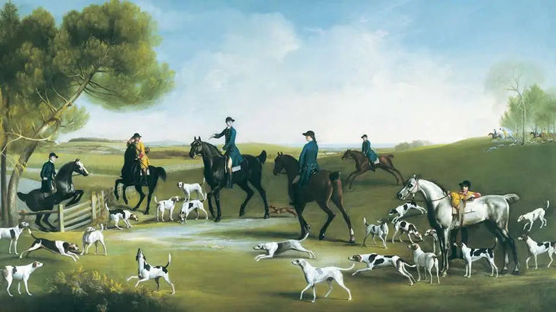 Den tredje hertigen av Richmond med Charlton-jakten - George Stubbs