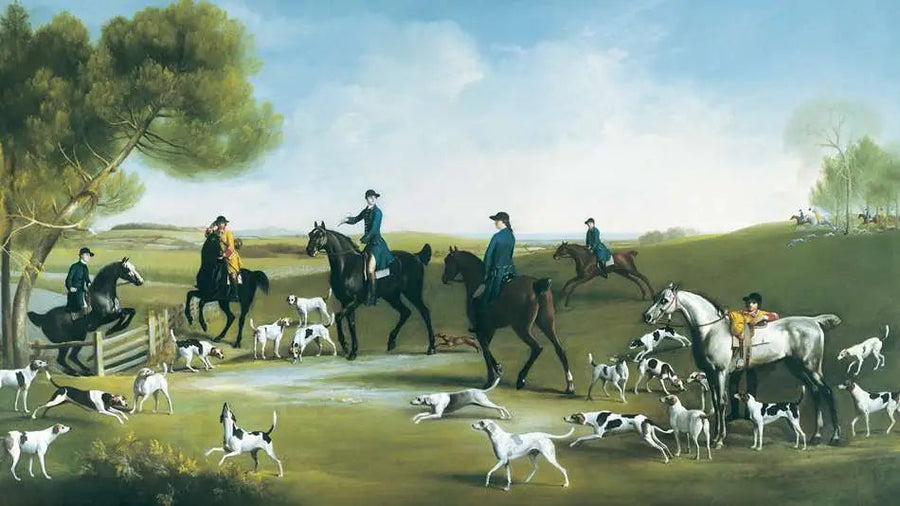 Den tredje hertigen av Richmond med Charlton-jakten - George Stubbs