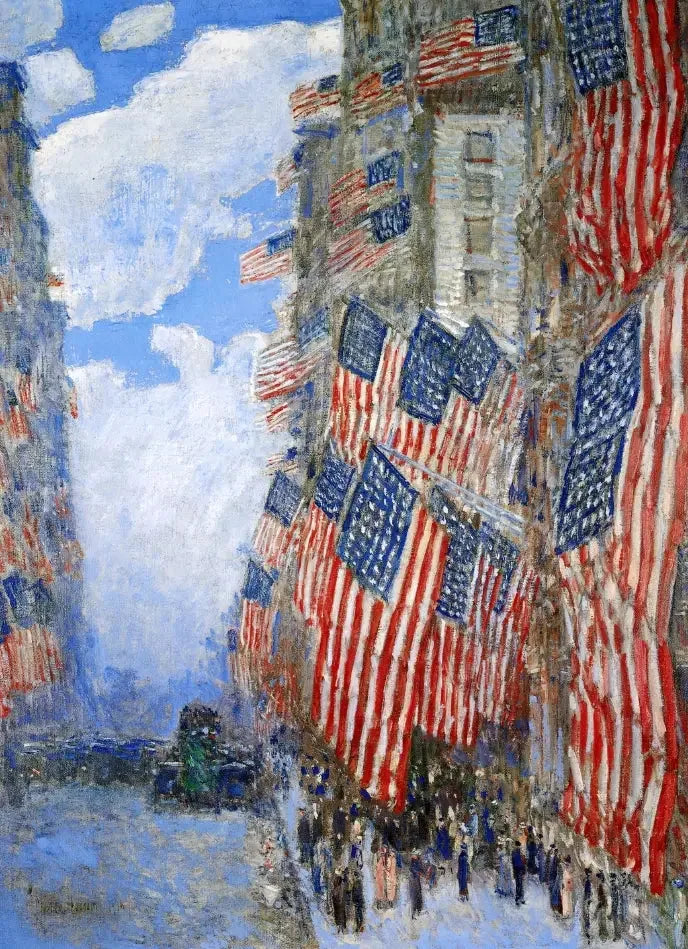 Den 4 juli 1916 - Childe Hassam