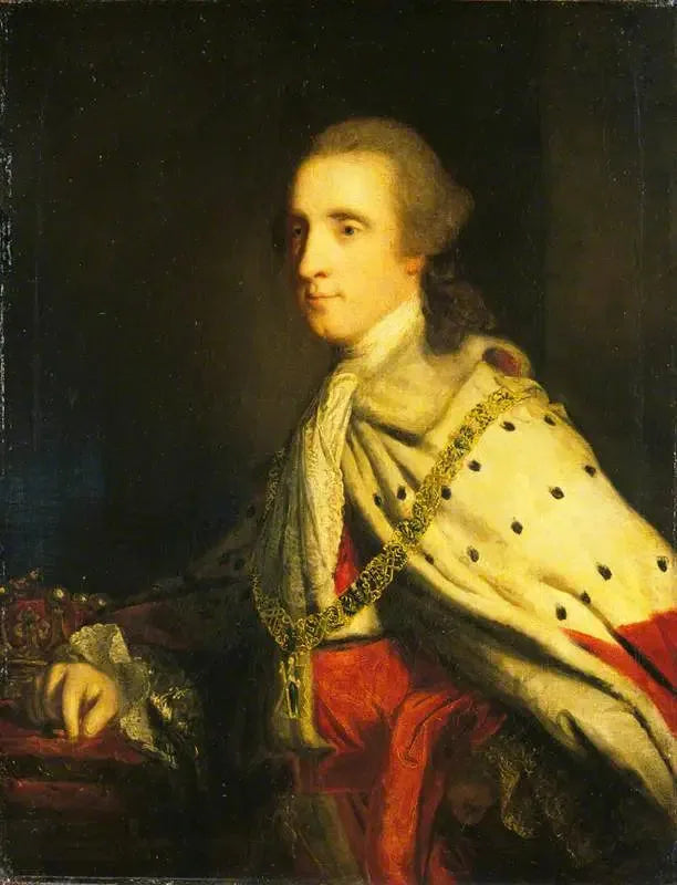 Den 4:e hertig av Queensberry (« Old Q ») i rollen som greve av March - Joshua Reynolds