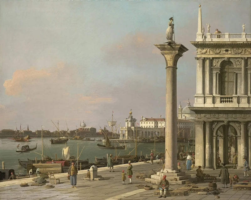 San Marco-bassinet från Piazzetta - Canaletto