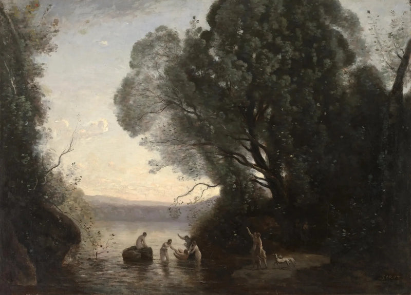 Dianes bad - Jean-Baptiste Camille Corot