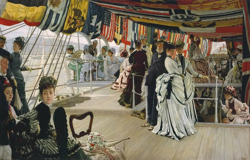 Bal på båten - James Tissot