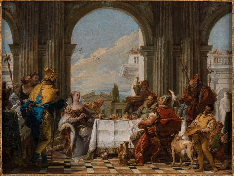 Cleopatras bankett - Giovanni Battista Tiepolo