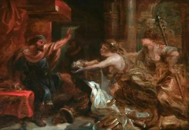 Térée's festmåltid (Ovidius, Metamorphoses, VI, 647-674), efter 1636 - Peter Paul Rubens