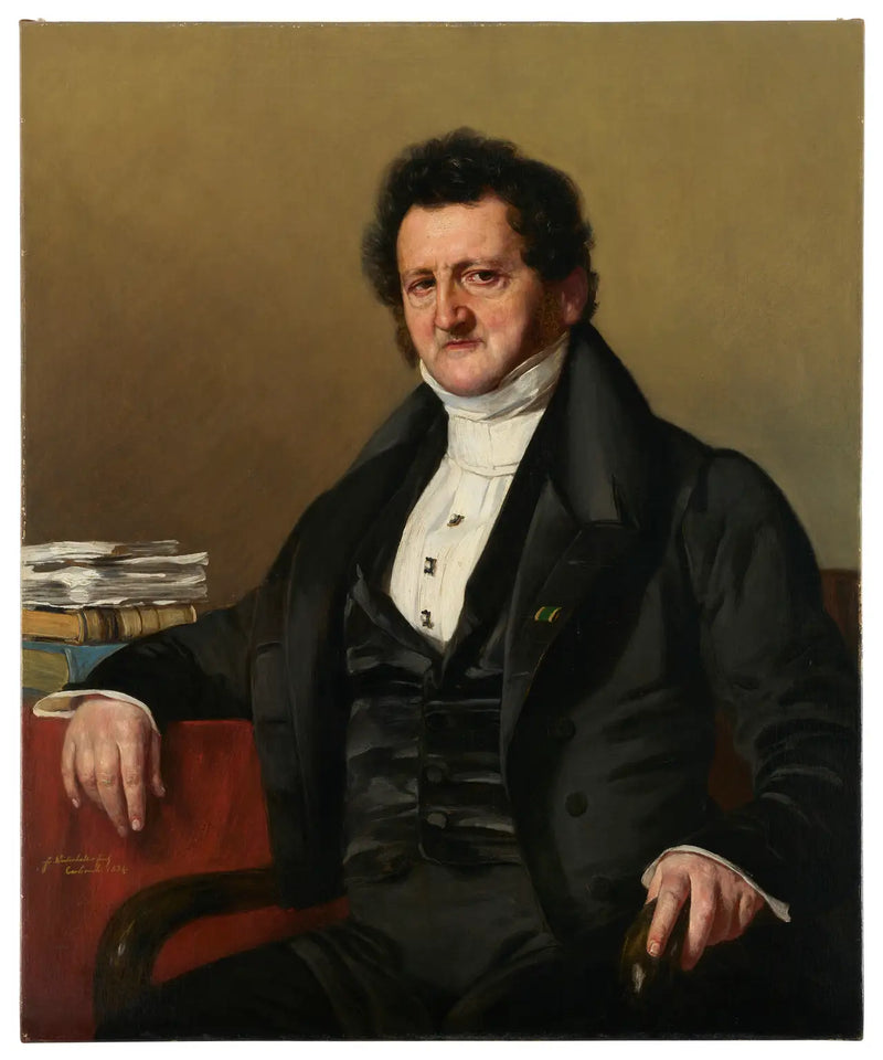 Bankmannen David Seligmann, Freiherr von Eichthal - Franz Xaver Winterhalter