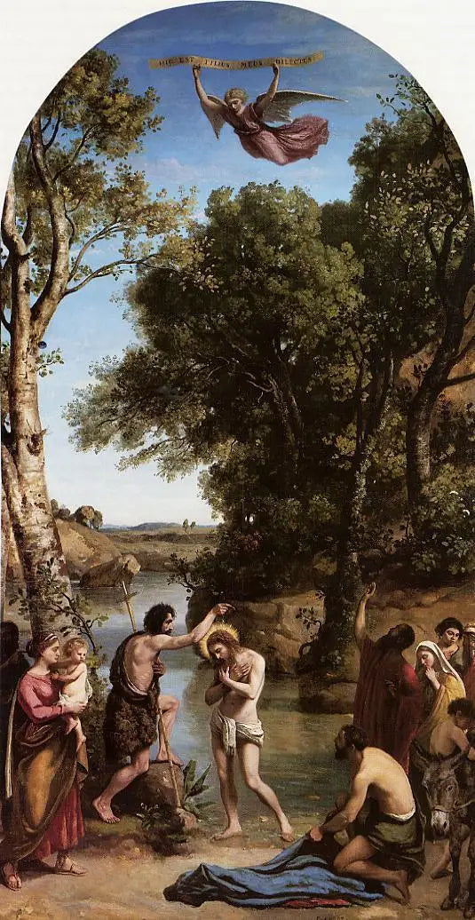 Kristi dop - Jean-Baptiste Camille Corot
