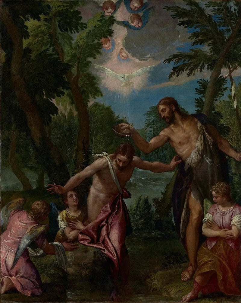 Döpelsen av Kristus - Paul Véronèse