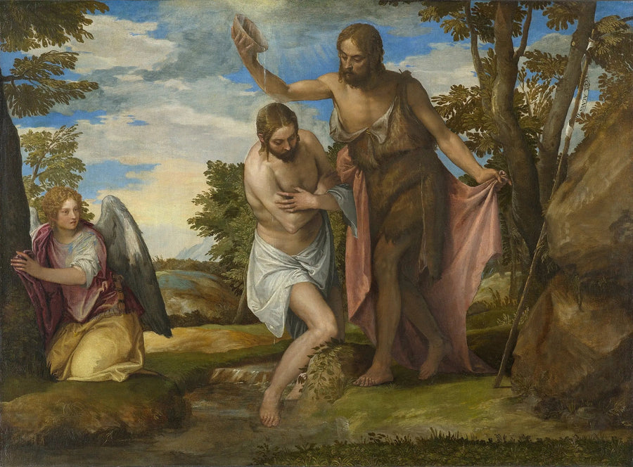 Döpelsen av Kristus - Paul Véronèse