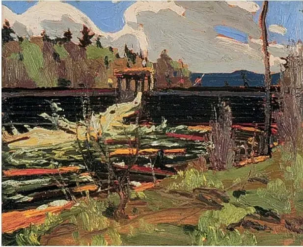 Dammen vid Tea-sjön - Tom Thomson