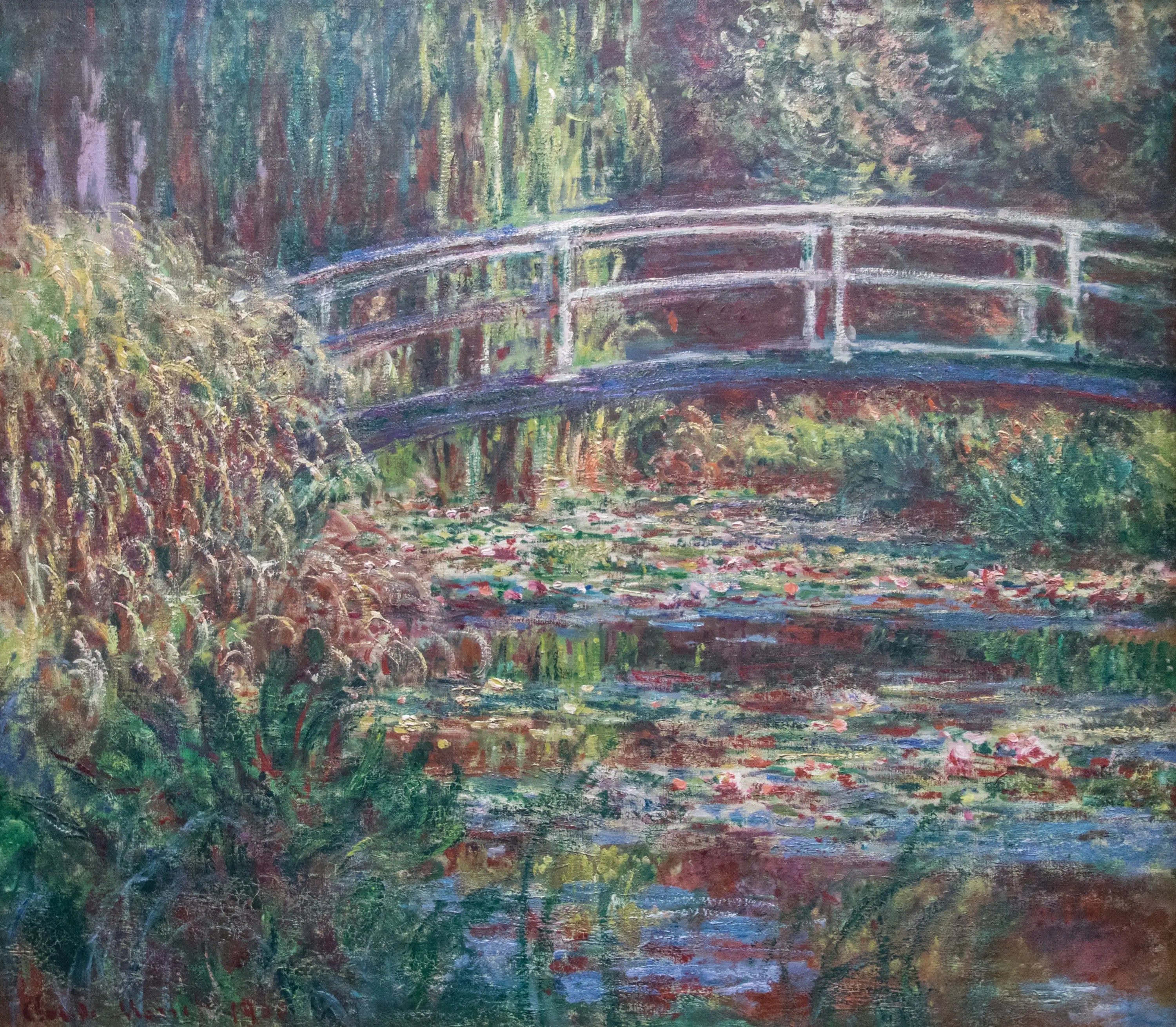 Reproduction du tableau « Le Bassin aux nymphéas, Harmonie rose - Claude Monet » par Alpha Reproduction en peinture à l’huile