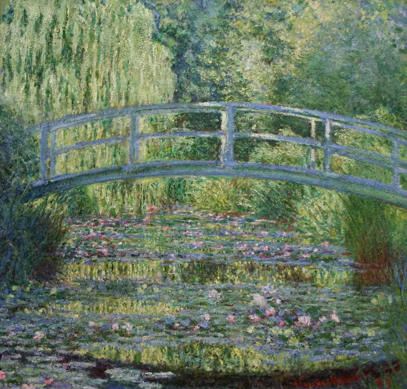 Näckrosdammen, grön harmoni - Claude Monet