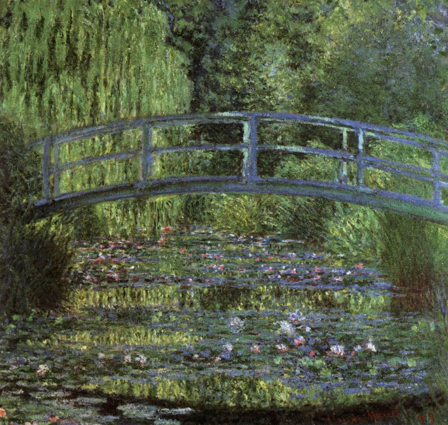 Näckrosdammen, grön harmoni - Claude Monet