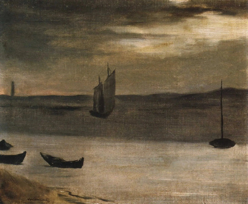 Bassängen i Arcachon - Édouard Manet