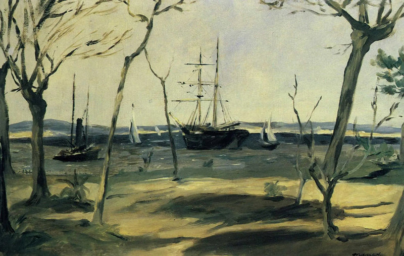 Bassängen i Arcachon - Édouard Manet